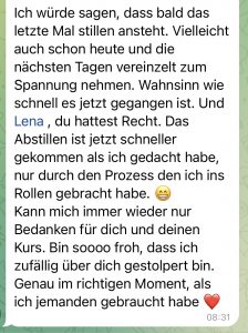 Schlafschätze Onlinekurse Schlafen ohne Milch Feedback